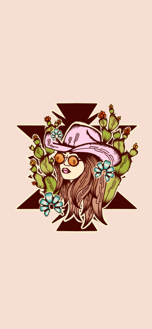 Hippy Cowgirl Graphic